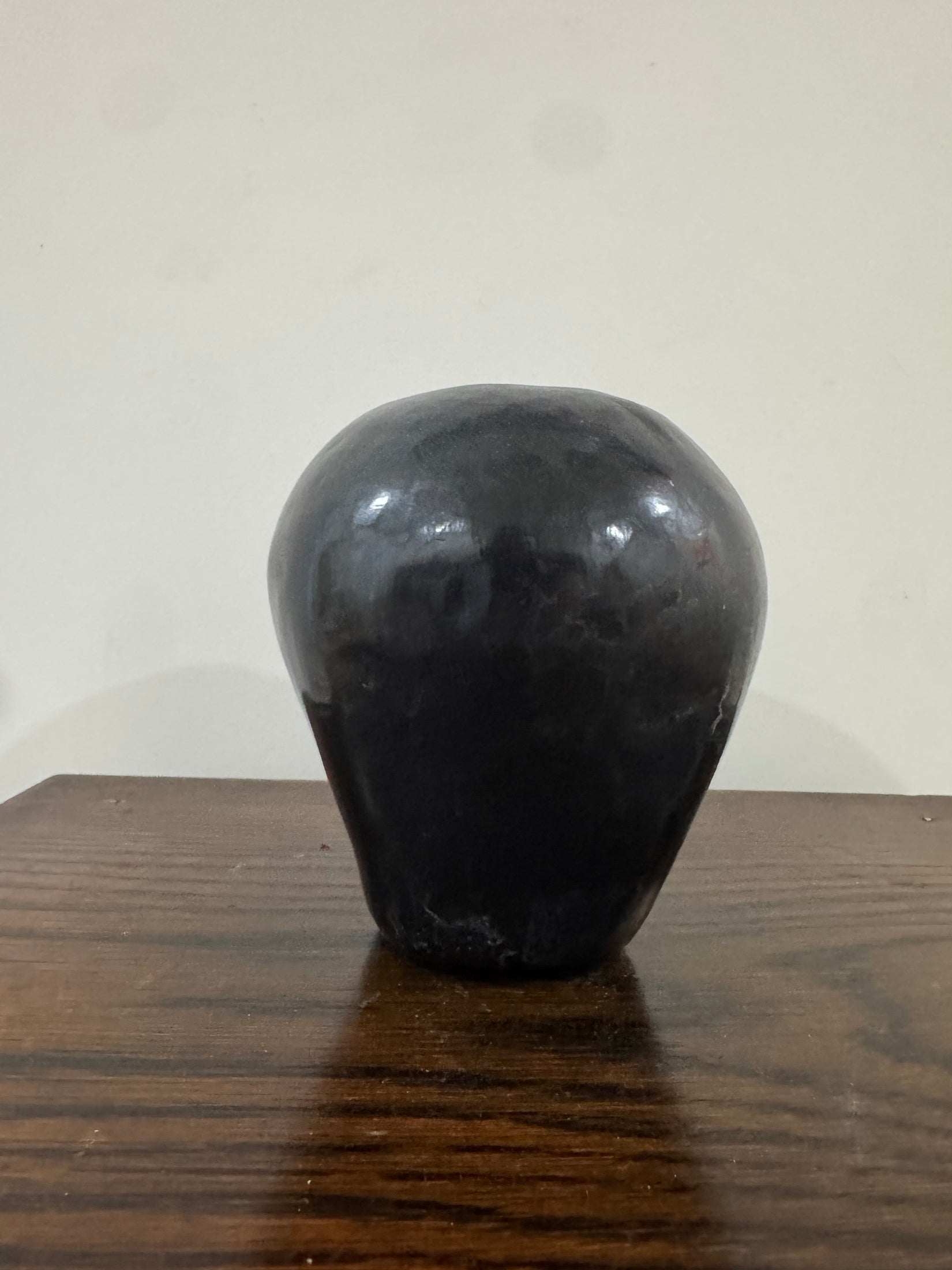 Dona Rosa Signed Oaxacan Barro Negro Blackware Vessel San Bartolo Coyotepec
