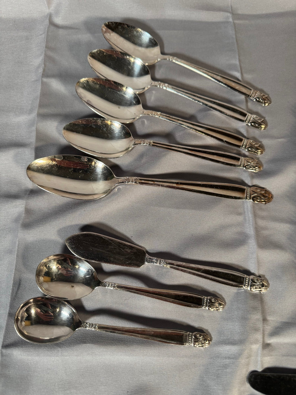 Holmes & Edwards Inlaid Silverplate Flatware Lot, Approx. 57 Pieces