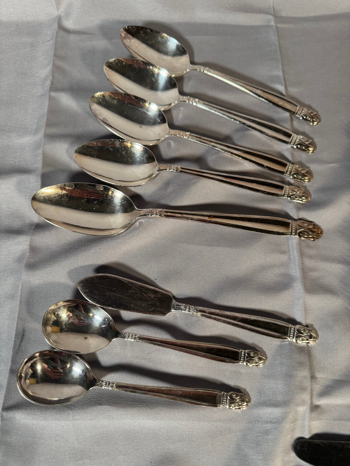 Holmes & Edwards Inlaid Silverplate Flatware Lot, Approx. 57 Pieces