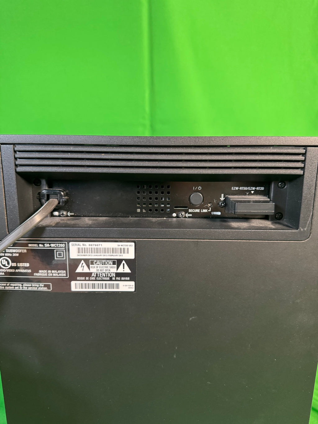 Sony SA-WCT260 Active Subwoofer