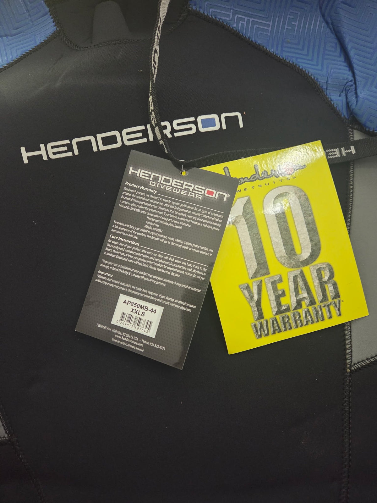 Henderson Thermoprene 5mm Full Wetsuit, Size XXLS — New with Tags