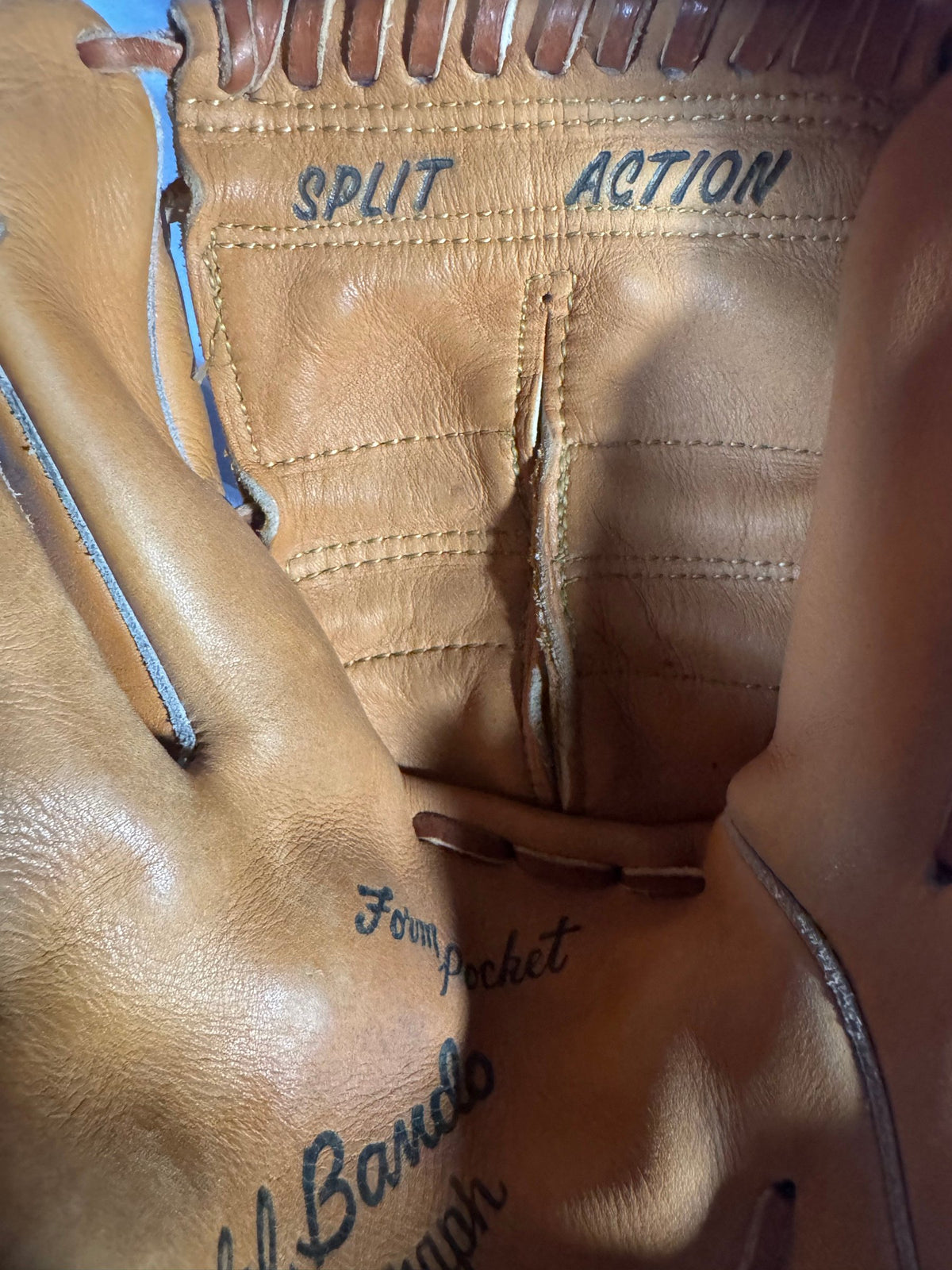 Spalding 42-2752 Sal Bando Autograph Model Baseball Glove E-Z Flex Leather