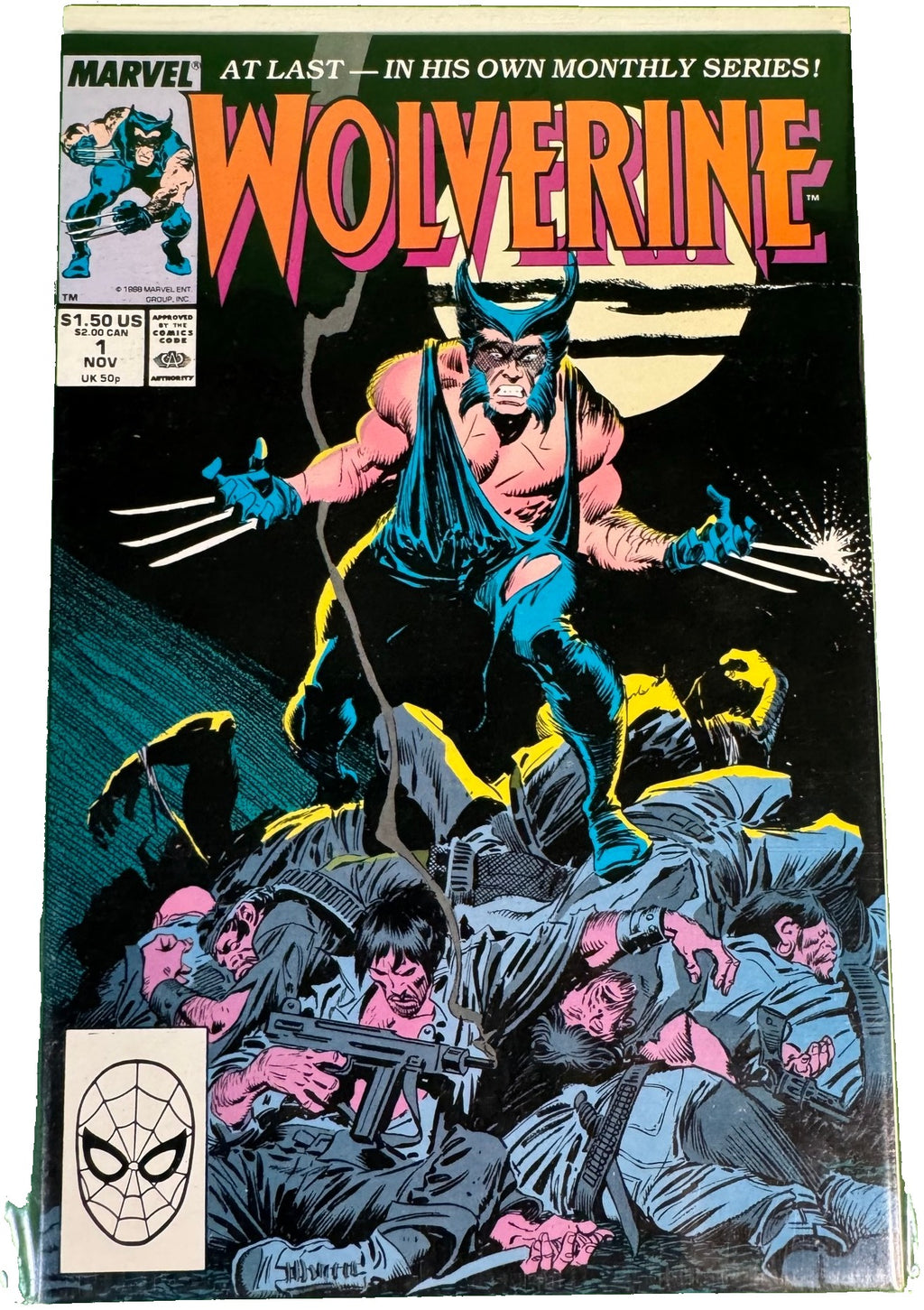 Wolverine #1 (1988) — part of a 423 book estate comic collection