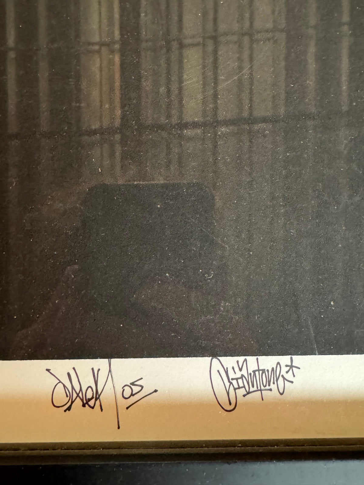Two marker signatures, one dated '05